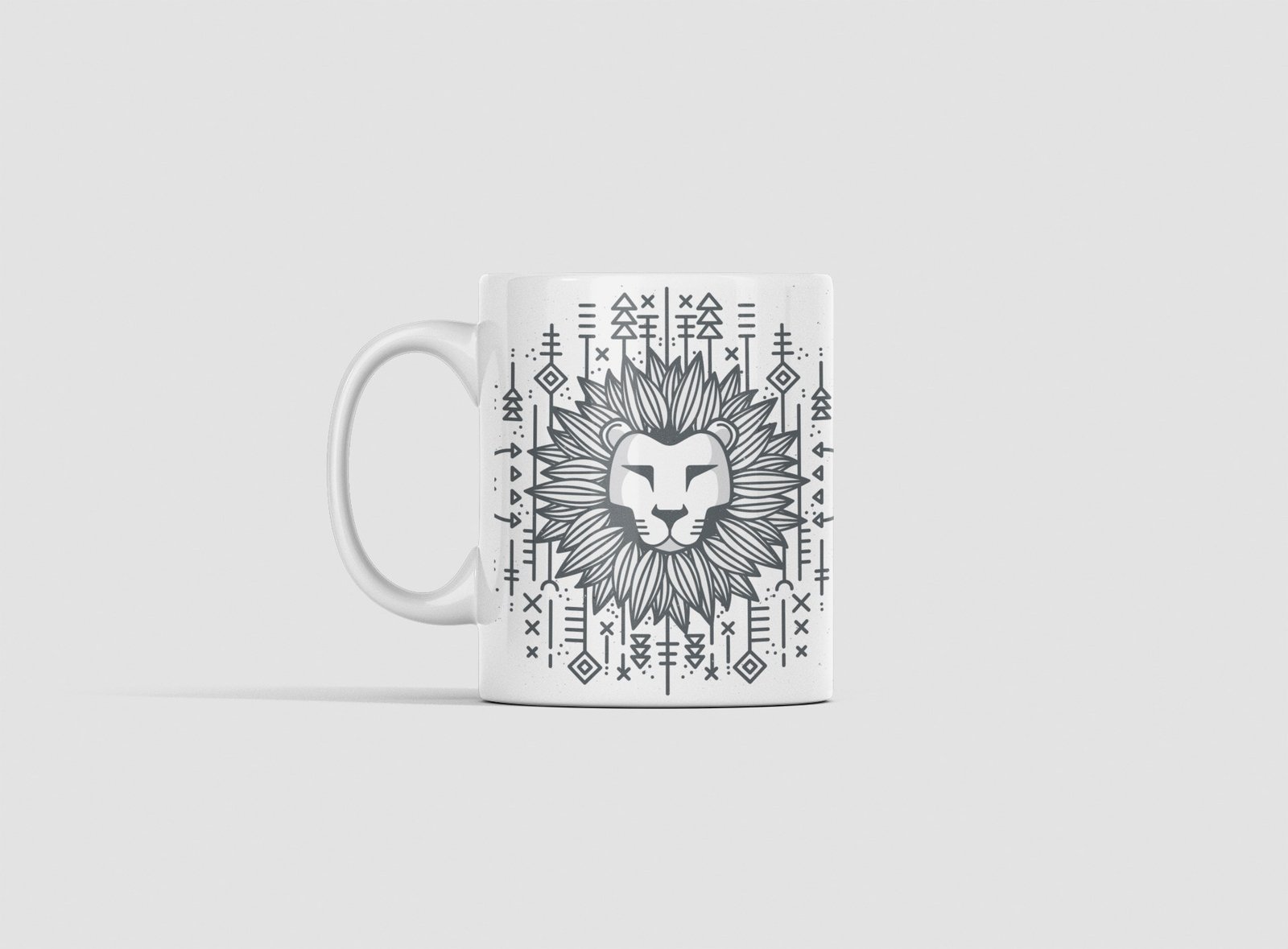 Taza Personalizada Leon Tribal Nozzomi