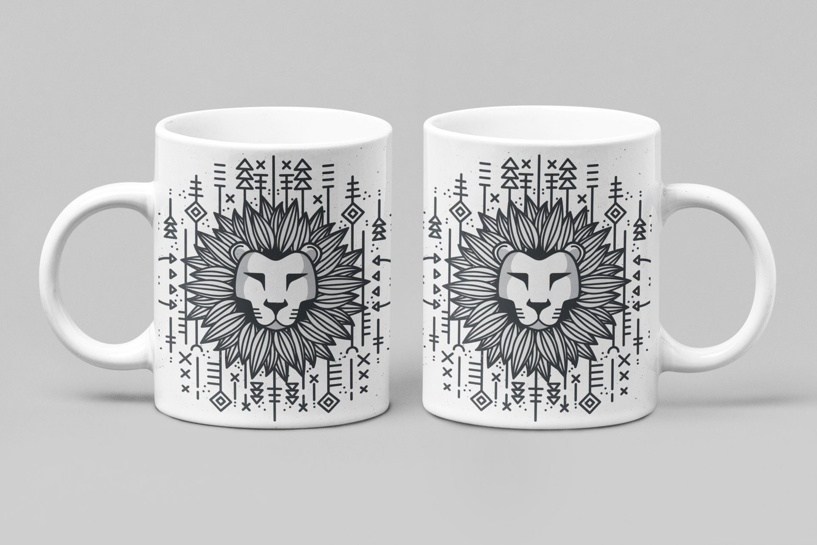 Taza Personalizada Leon Tribal Nozzomi