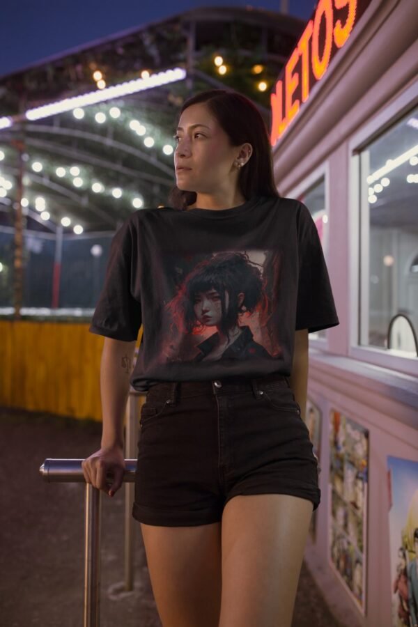 camiseta oversize personalizada Asianpunk Nozzomi